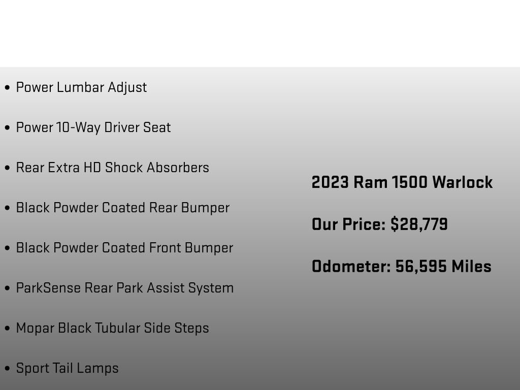Used 2023 RAM 1500 Warlock AWD/4WD image 24