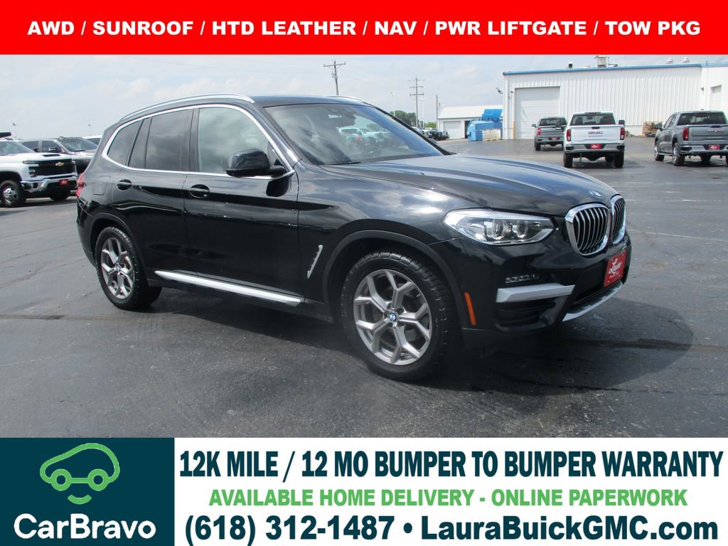Used 2020 BMW X3 xDrive30i w/ Convenience Package AWD/4WD image 1