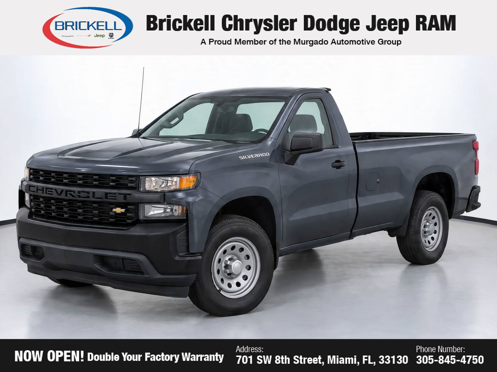 Used 2019 Chevrolet Silverado 1500 W/T RWD image 2