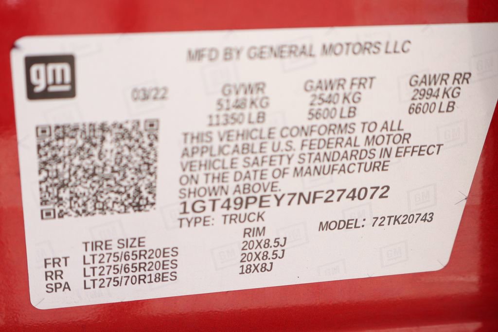 Used 2022 GMC Sierra 2500 AT4 w/ AT4 Premium Plus Package image 70