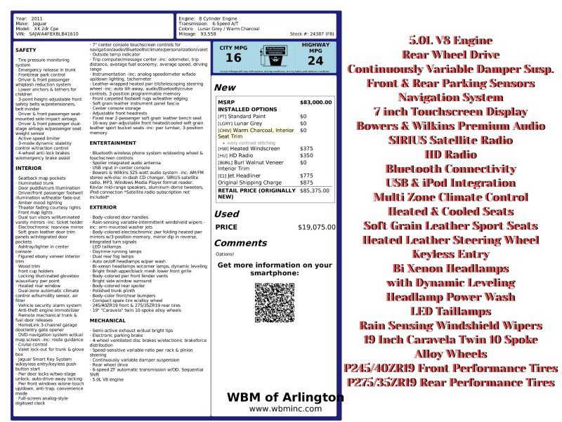 Used 2011 Jaguar XK Coupe image 43