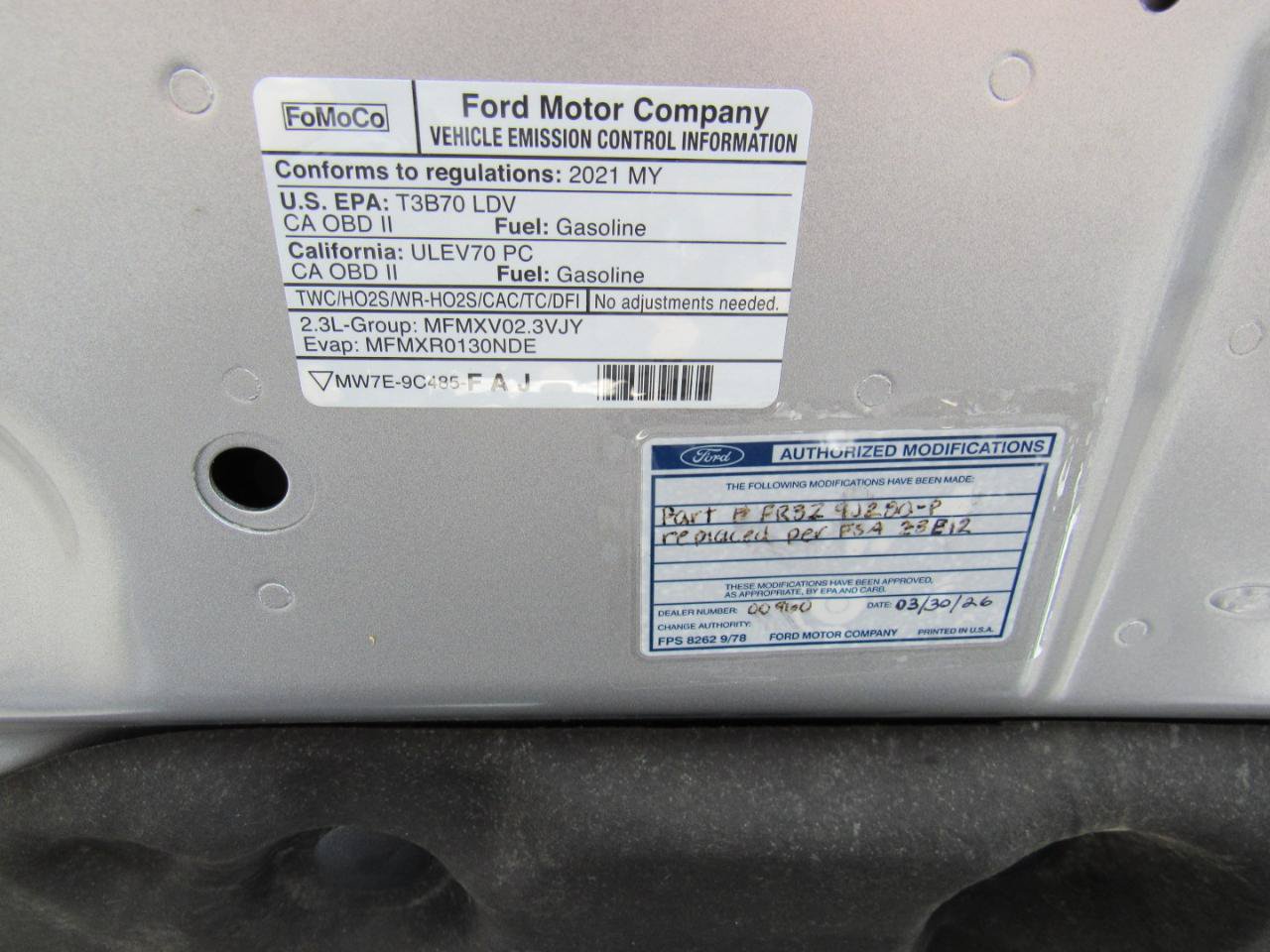 Used 2021 Ford Mustang Coupe w/ Equipment Group 101A RWD image 12