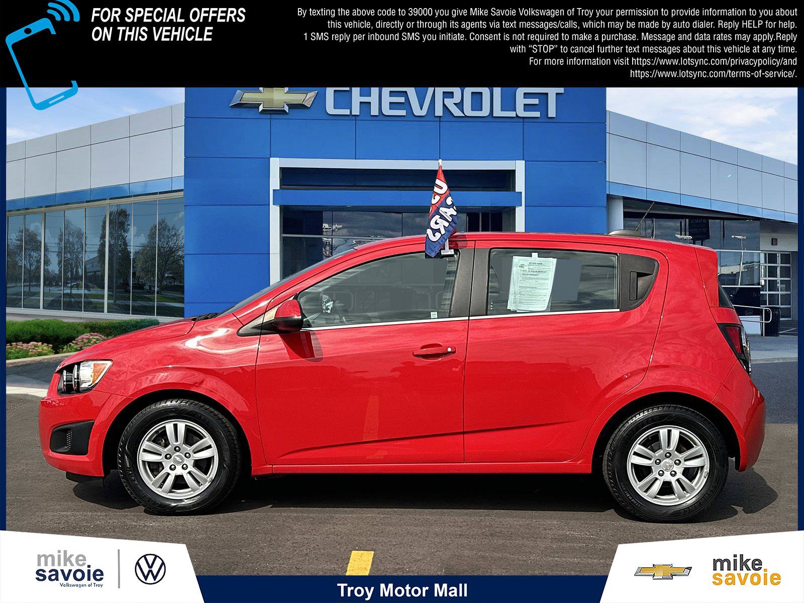 Certified 2015 Chevrolet Sonic LT FWD image 2