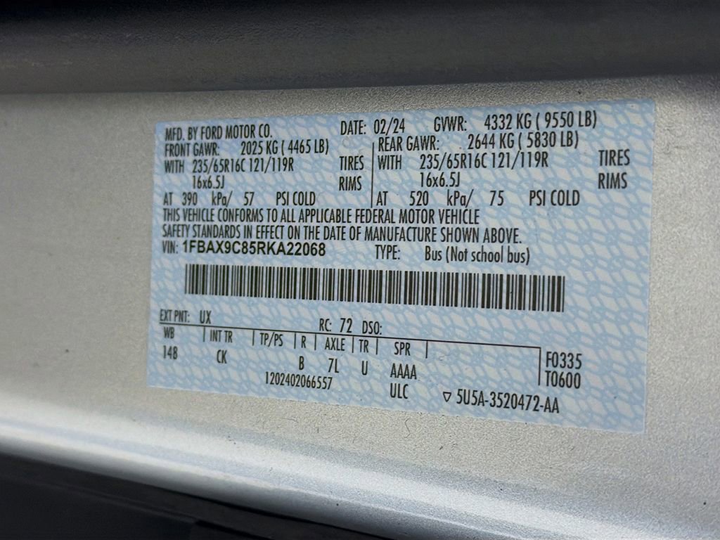 Used 2024 Ford Transit 350 XLT image 38