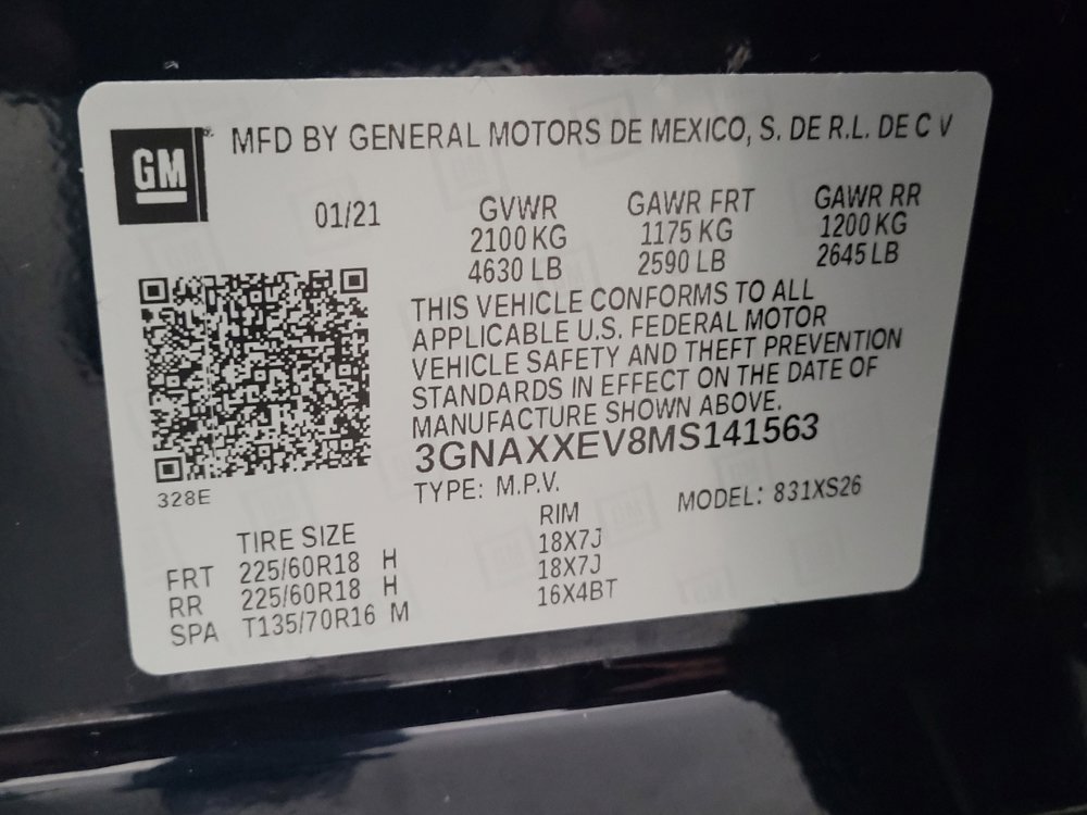 Used 2021 Chevrolet Equinox Premier w/ LPO, Floor Liner Package image 33