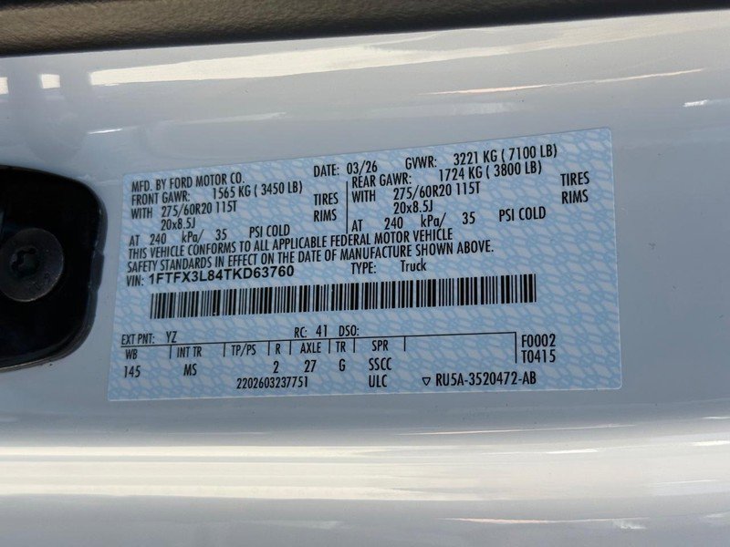 New 2026 Ford F150 XLT AWD/4WD image 29
