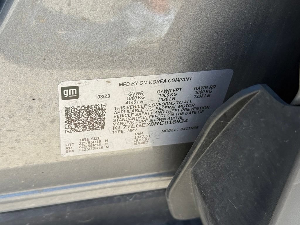 Used 2024 Chevrolet Trax RS w/ Driver Confidence Package FWD image 11