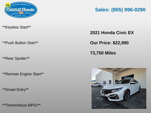 Used 2021 Honda Civic EX image 13