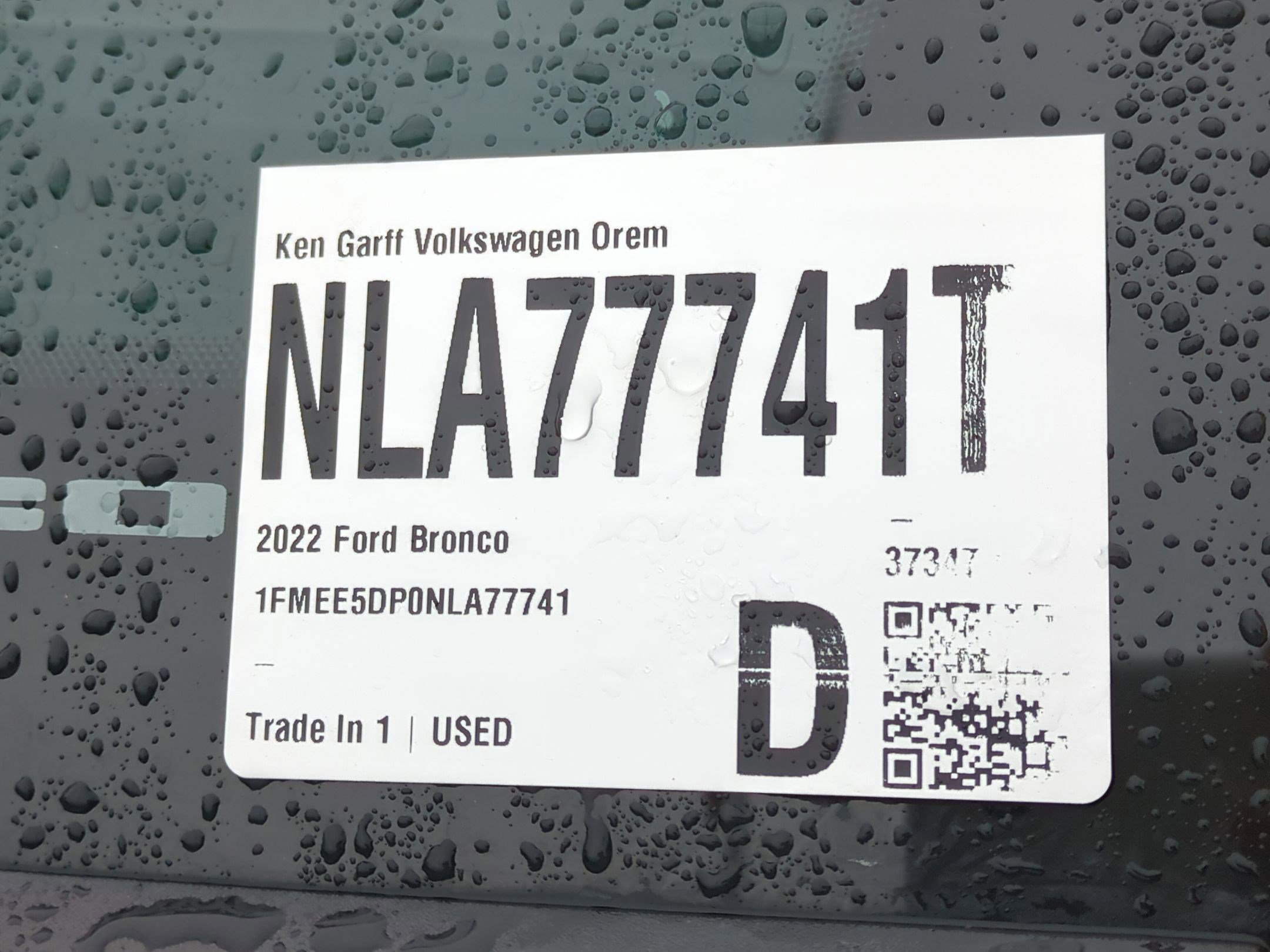 Used 2022 Ford Bronco Wildtrak image 34