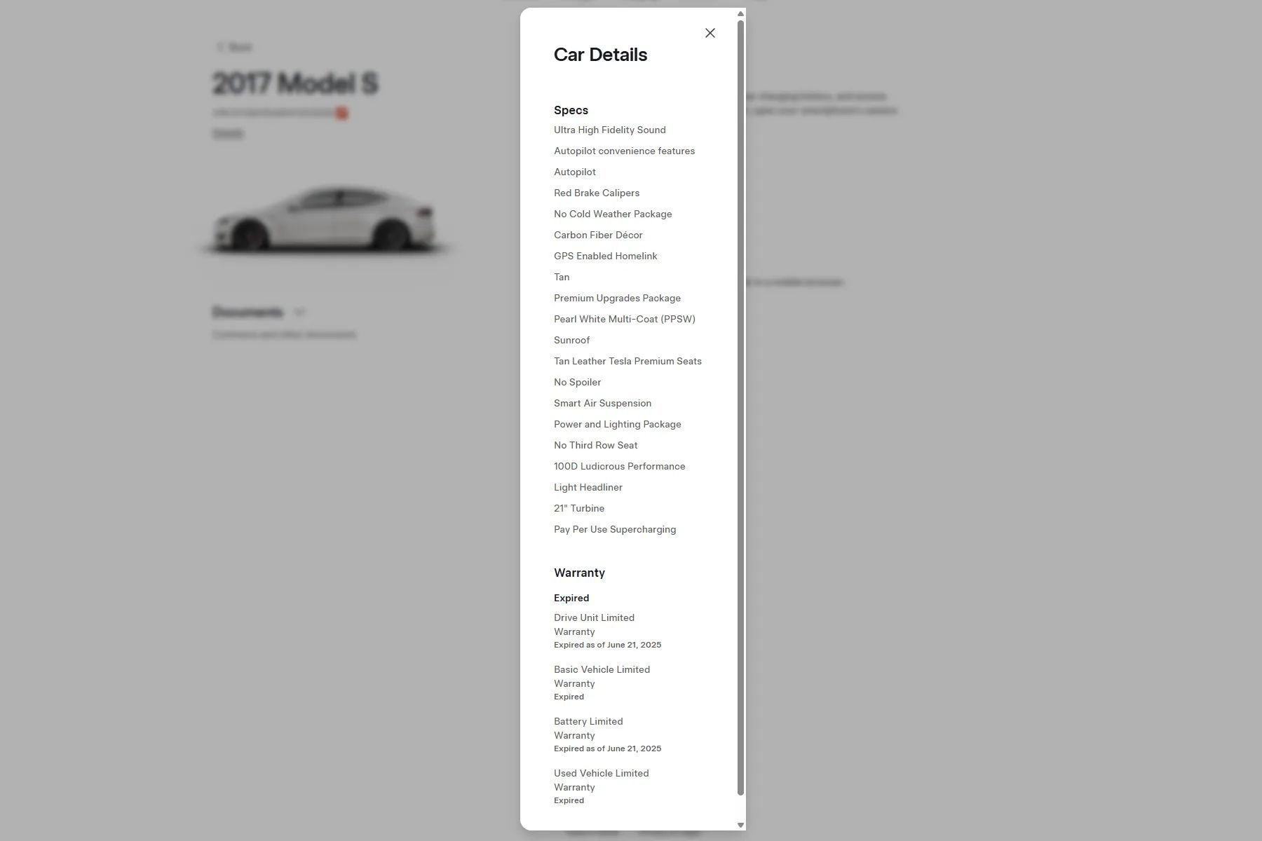 Used 2017 Tesla Model S P100D image 3