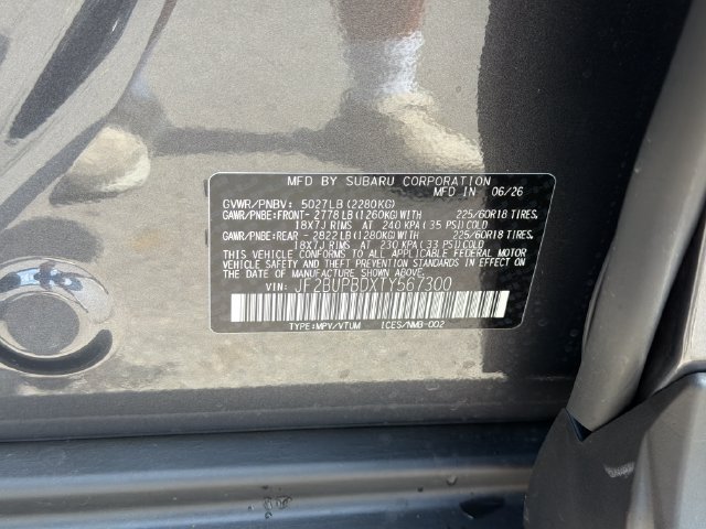 New 2026 Subaru Outback Premium AWD/4WD image 26