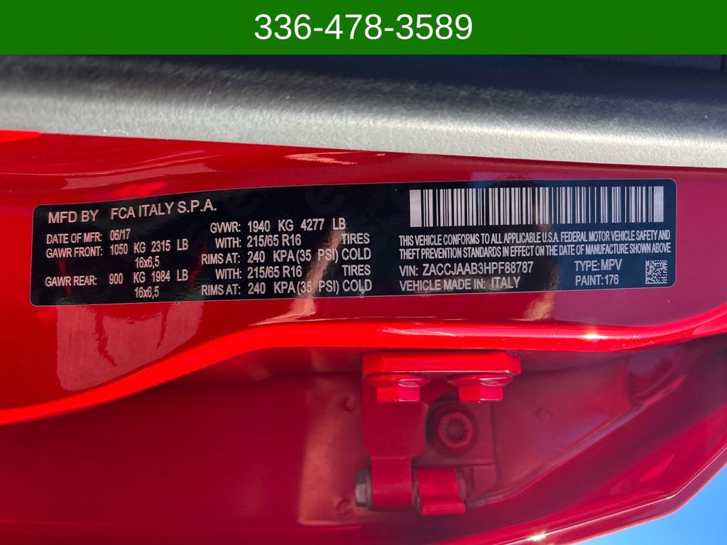 Used 2017 Jeep Renegade Sport w/ Power & Air Group image 22