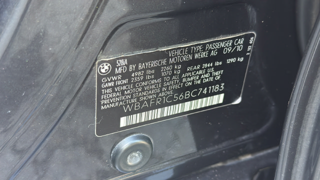 Used 2011 BMW 528i Sedan RWD image 30