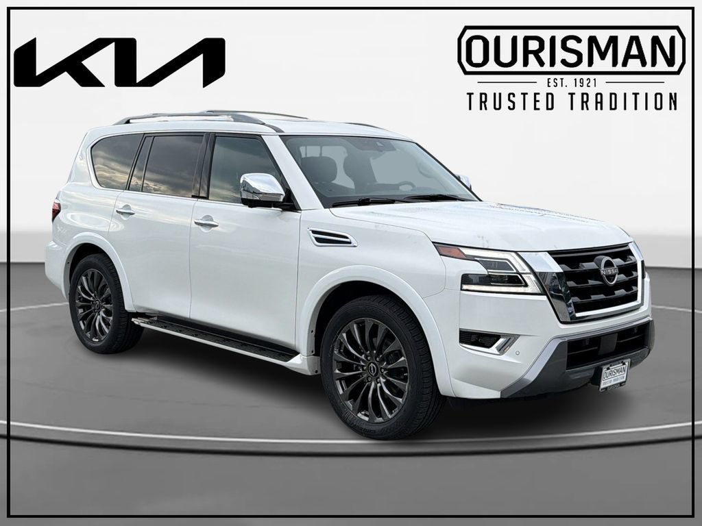 Used 2023 Nissan Armada Platinum w/ Captain's Chairs Package AWD/4WD image 1
