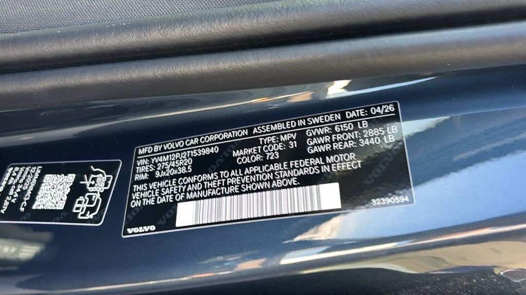 New 2026 Volvo XC90 B5 Core w/ Protection Package Premier AWD/4WD image 33