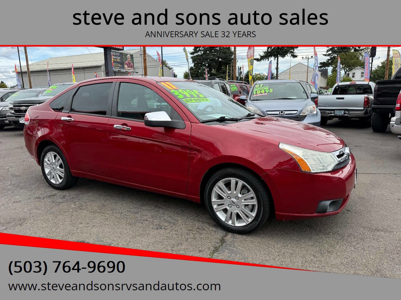 Used 2011 Ford Focus SEL w/ 301A Rapid Spec Order Code