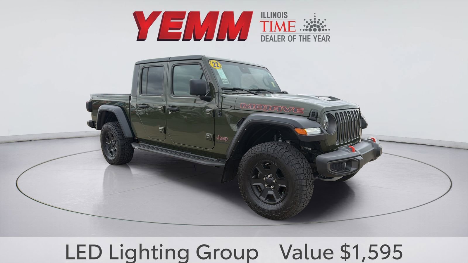 Used 2022 Jeep Gladiator Mojave w/ LED Lighting Group image 1
