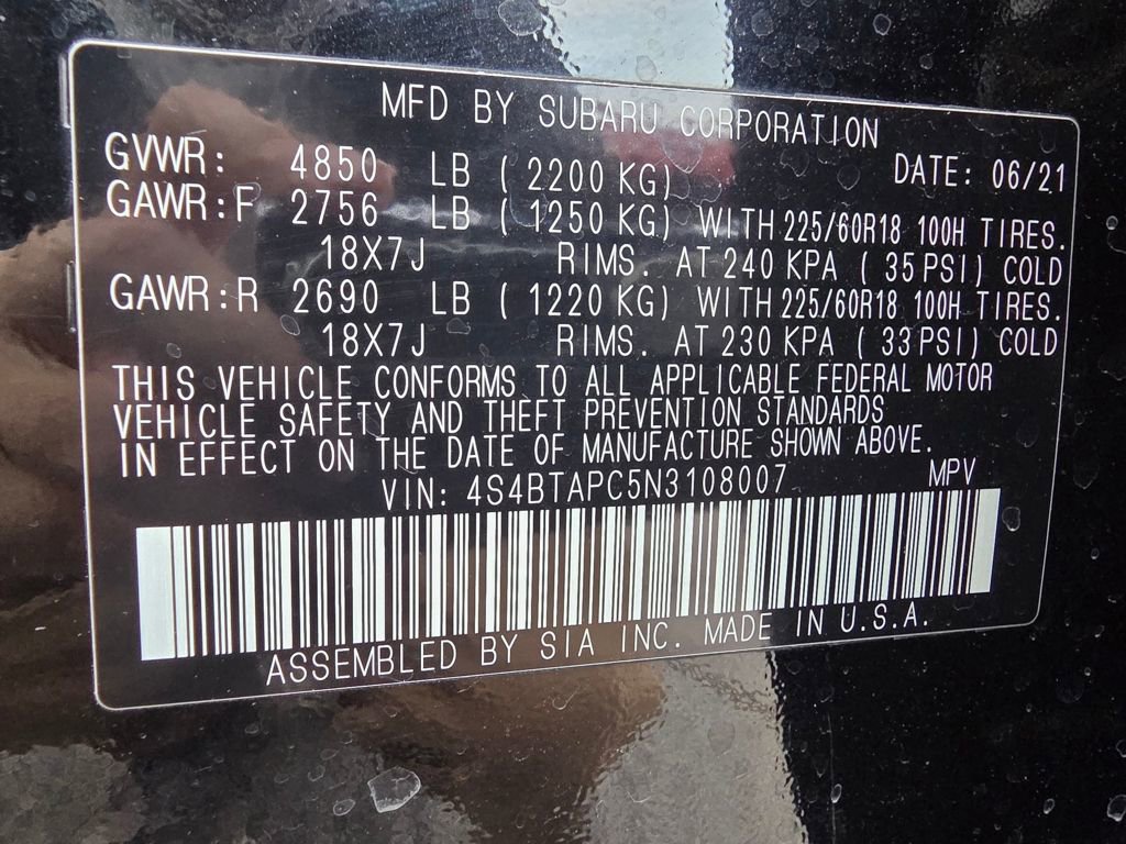 Used 2022 Subaru Outback Touring w/ Tech Package 3 image 33