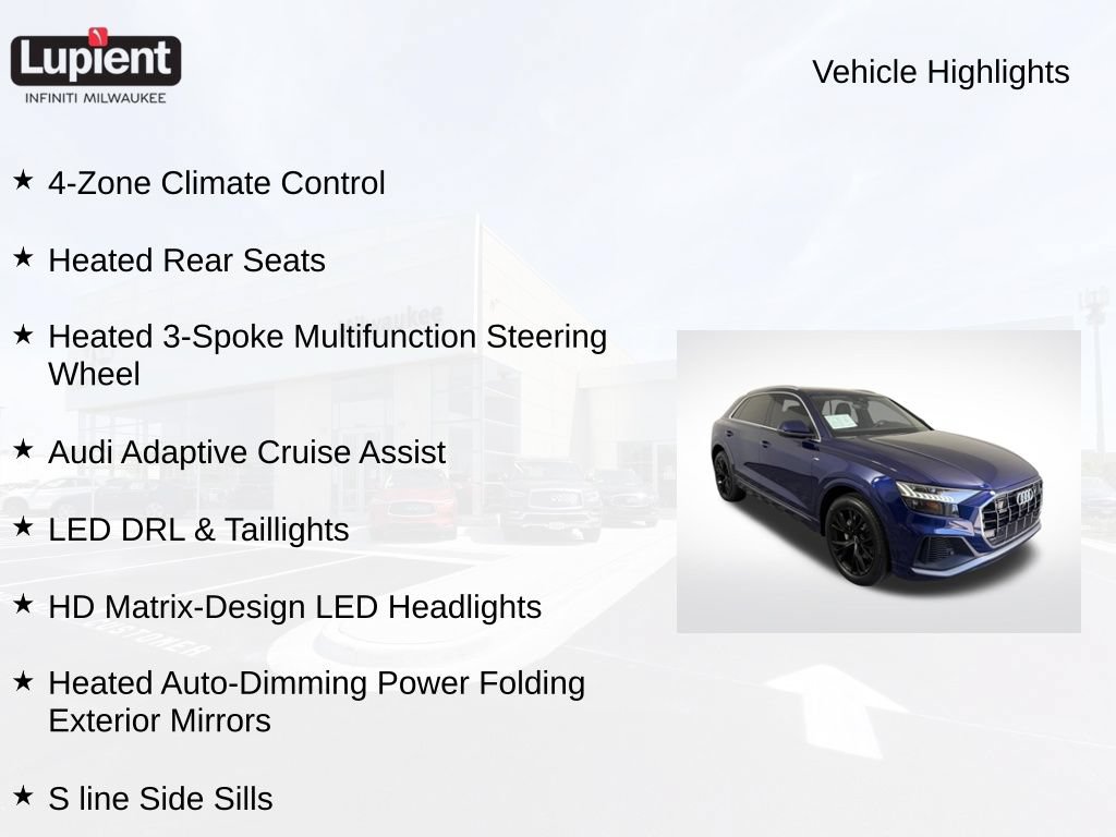 Used 2021 Audi Q8 Premium Plus w/ Premium Plus Package AWD/4WD image 3