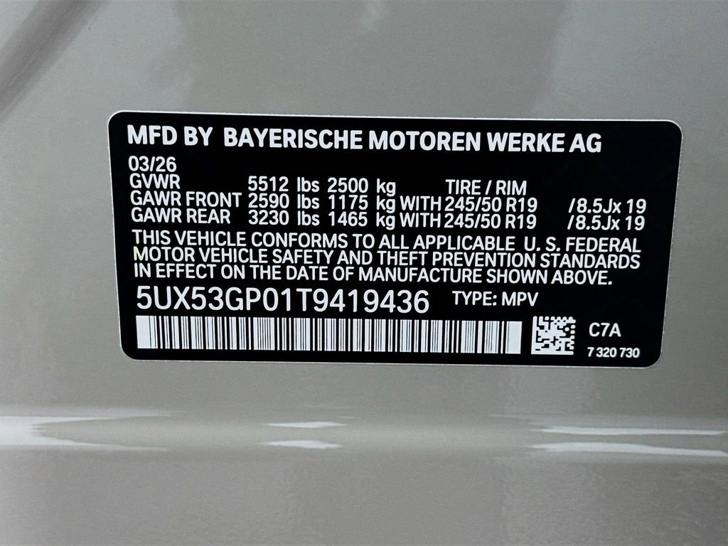 New 2026 BMW X3 xDrive30 image 24