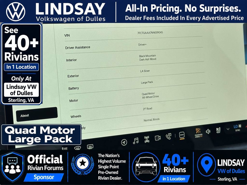 Used 2022 Rivian R1T Adventure AWD/4WD image 27