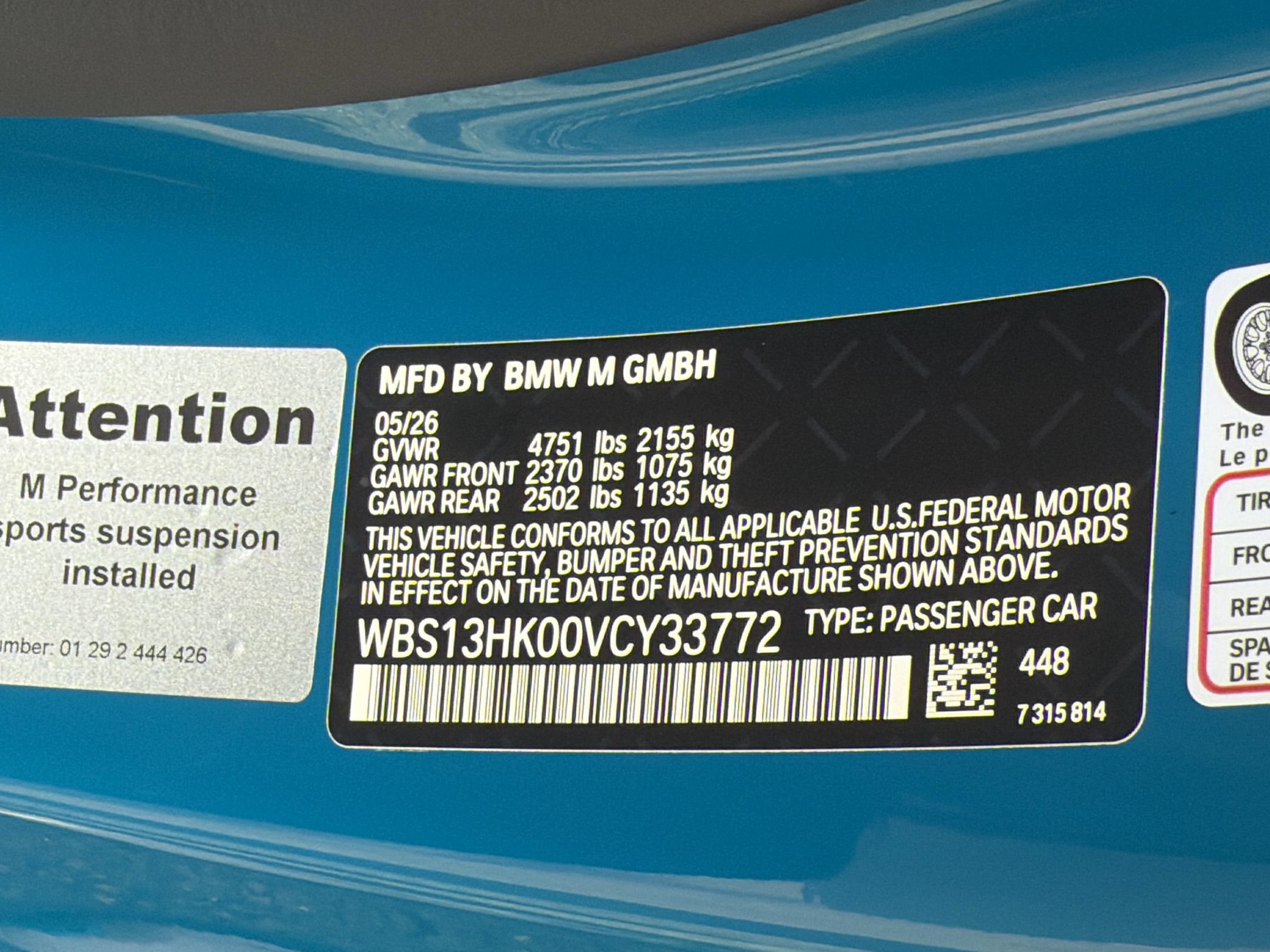 New 2027 BMW M4 Coupe w/ Executive Package RWD image 26