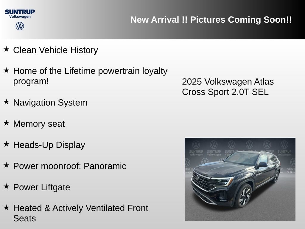 Used 2025 Volkswagen Atlas Cross Sport SEL image 5