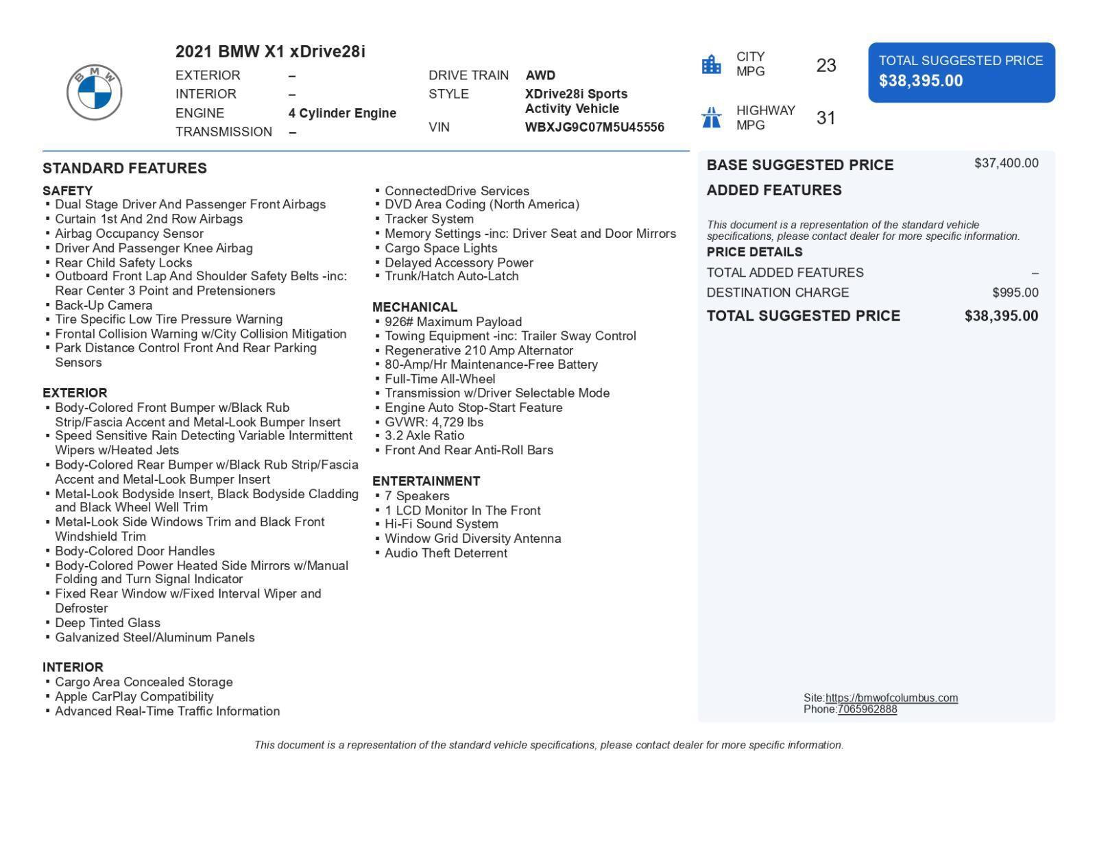 Used 2021 BMW X1 xDrive28i image 45