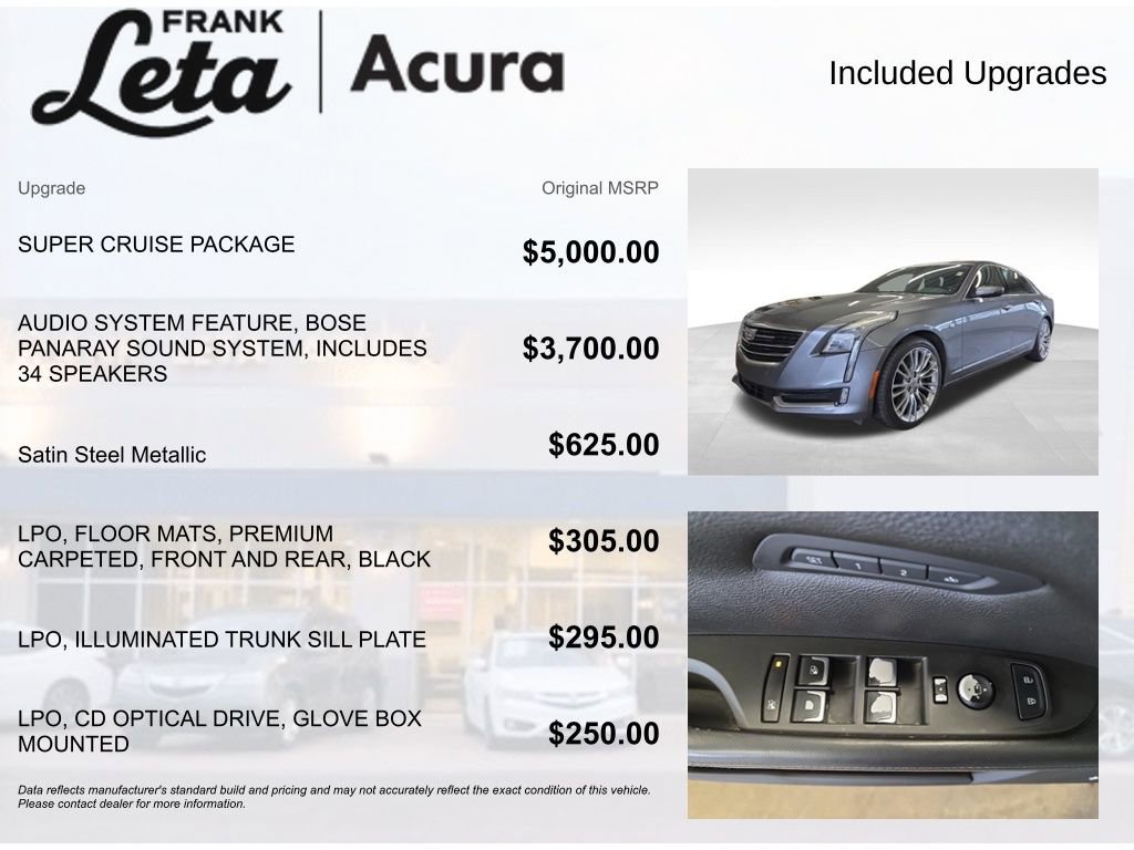 Used 2018 Cadillac CT6 Premium Luxury w/ Super Cruise Package image 6