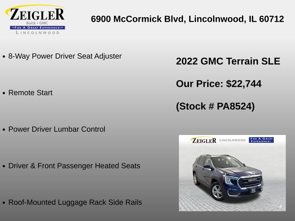 Used 2022 GMC Terrain SLE w/ Driver Convenience Package AWD/4WD image 12