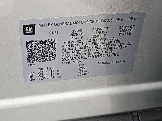 Used 2021 Chevrolet Equinox LT FWD image 36