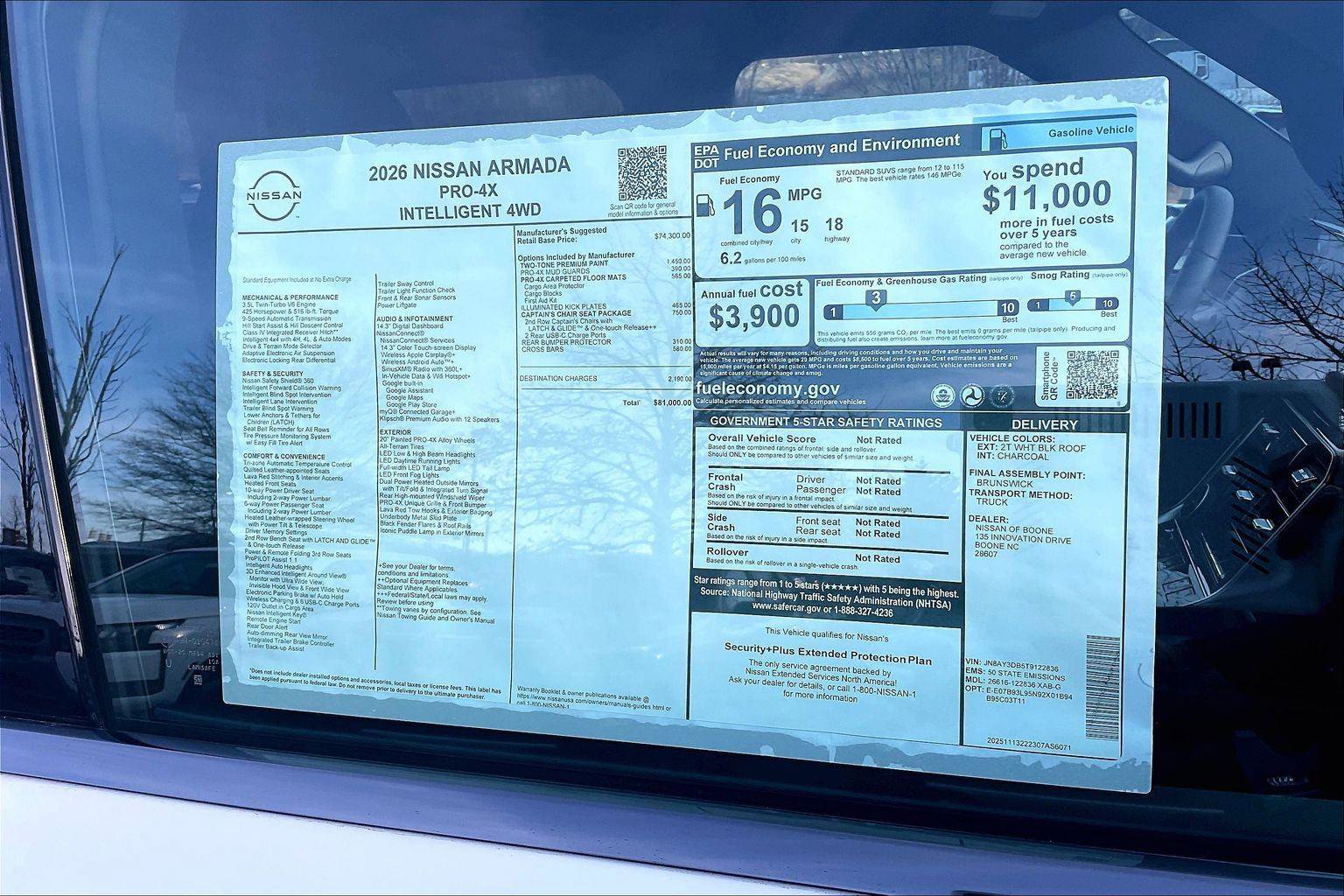 New 2026 Nissan Armada PRO-4X w/ Captain's Chari Seat Package image 15