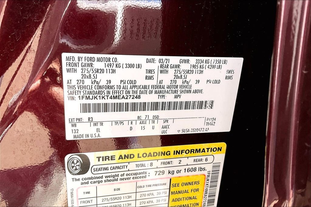 Used 2021 Ford Expedition Max Limited image 42