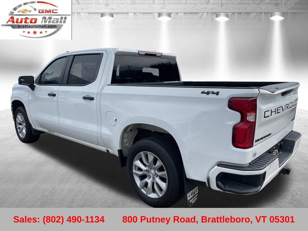 Used 2022 Chevrolet Silverado 1500 Custom w/ LPO, Dark Essentials Package AWD/4WD video 3