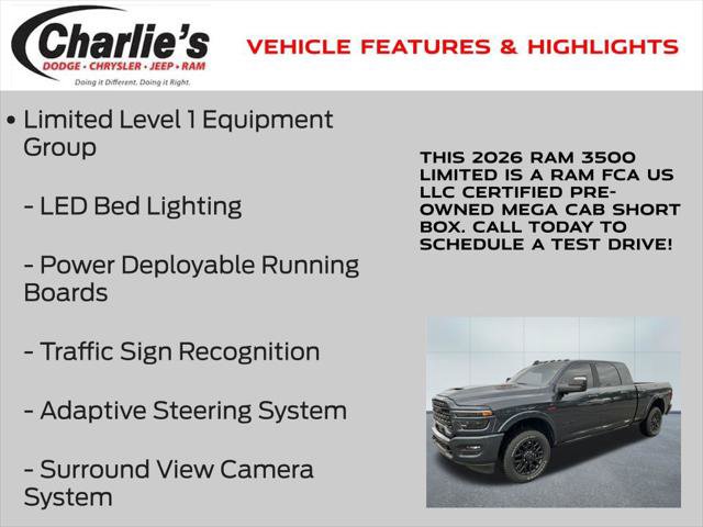 Certified 2026 RAM 3500 Limited AWD/4WD image 19