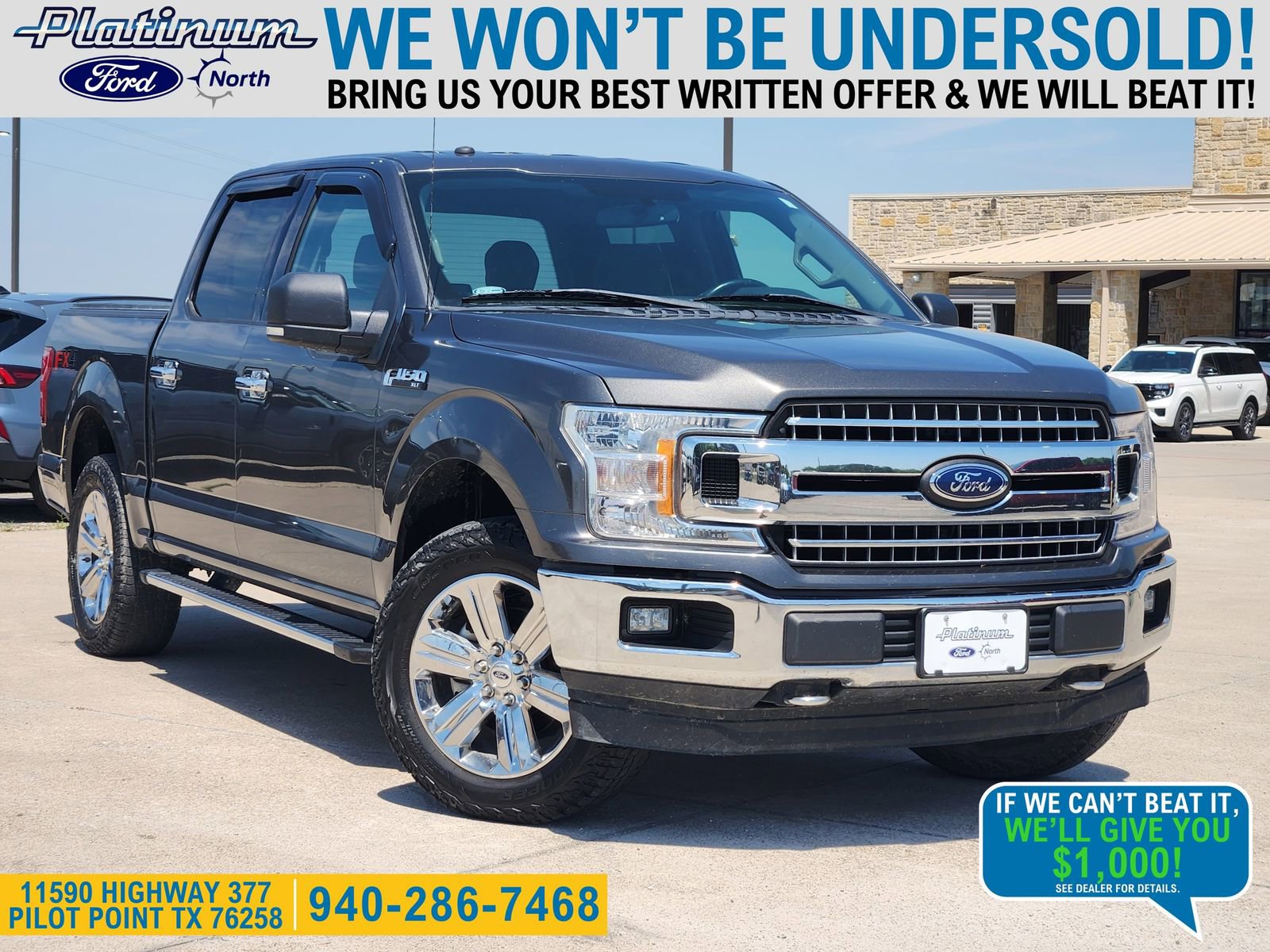 Used 2018 Ford F150 XLT w/ Equipment Group 302A Luxury AWD/4WD image 1