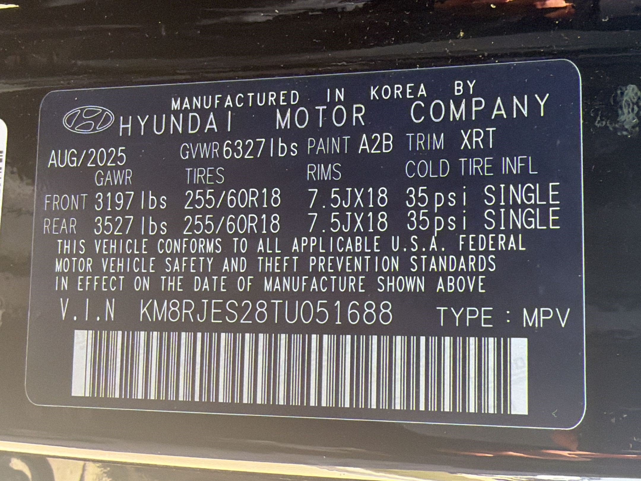 Certified 2026 Hyundai Palisade XRT Pro AWD/4WD image 25