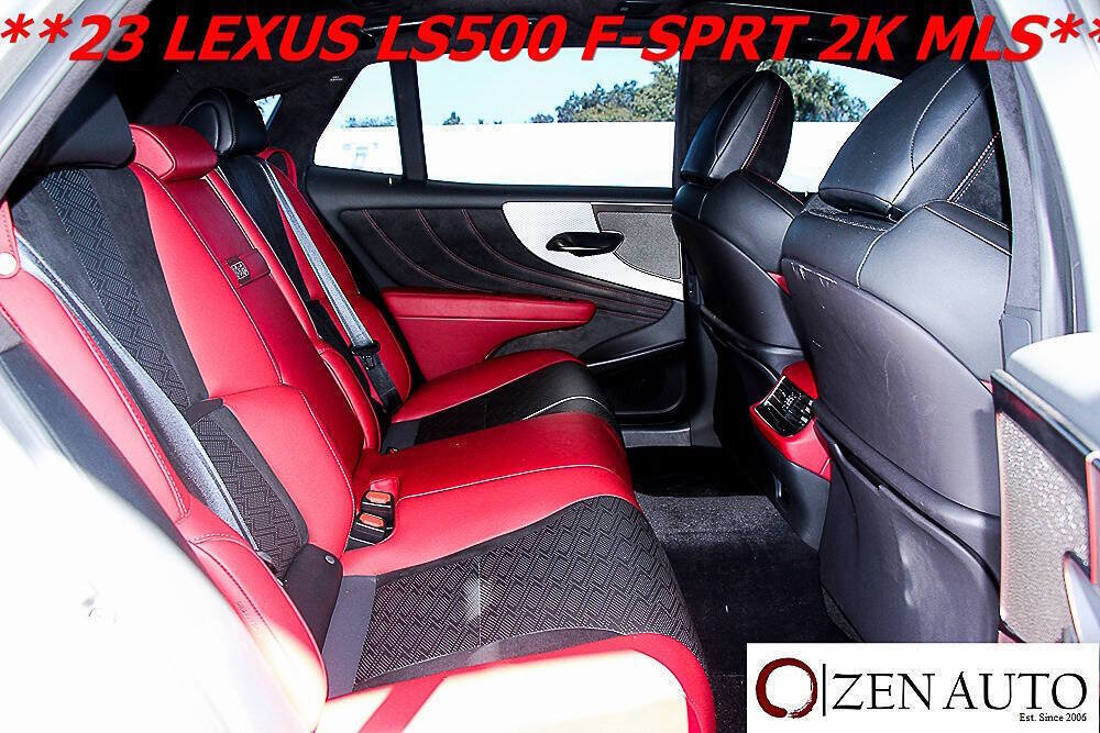 Used 2023 Lexus LS 500 F Sport w/ Cold Weather Package (CK) RWD image 36