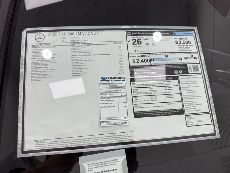 New 2026 Mercedes-Benz GLC 300 4MATIC image 4
