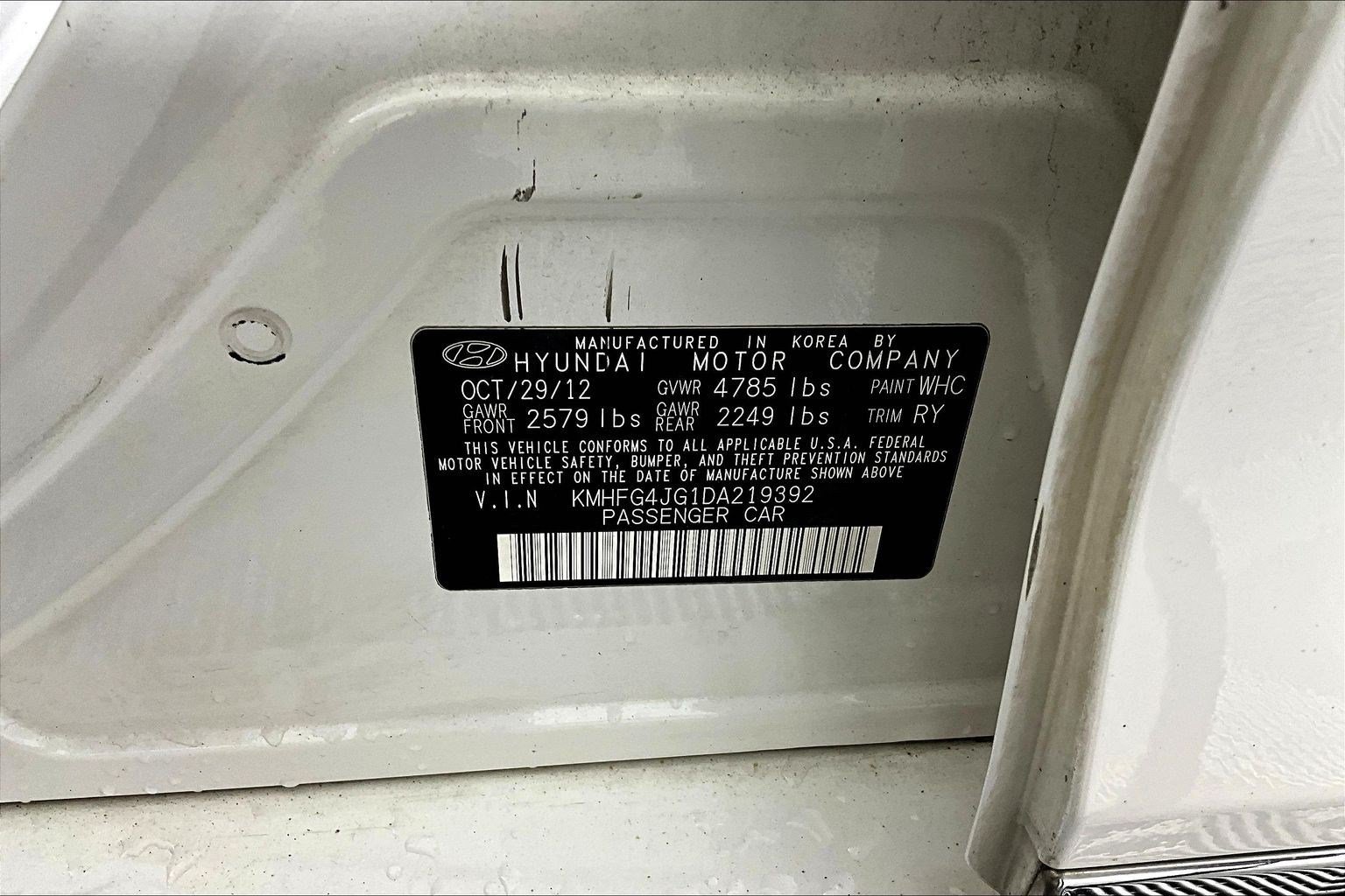 Used 2013 Hyundai Azera FWD image 19