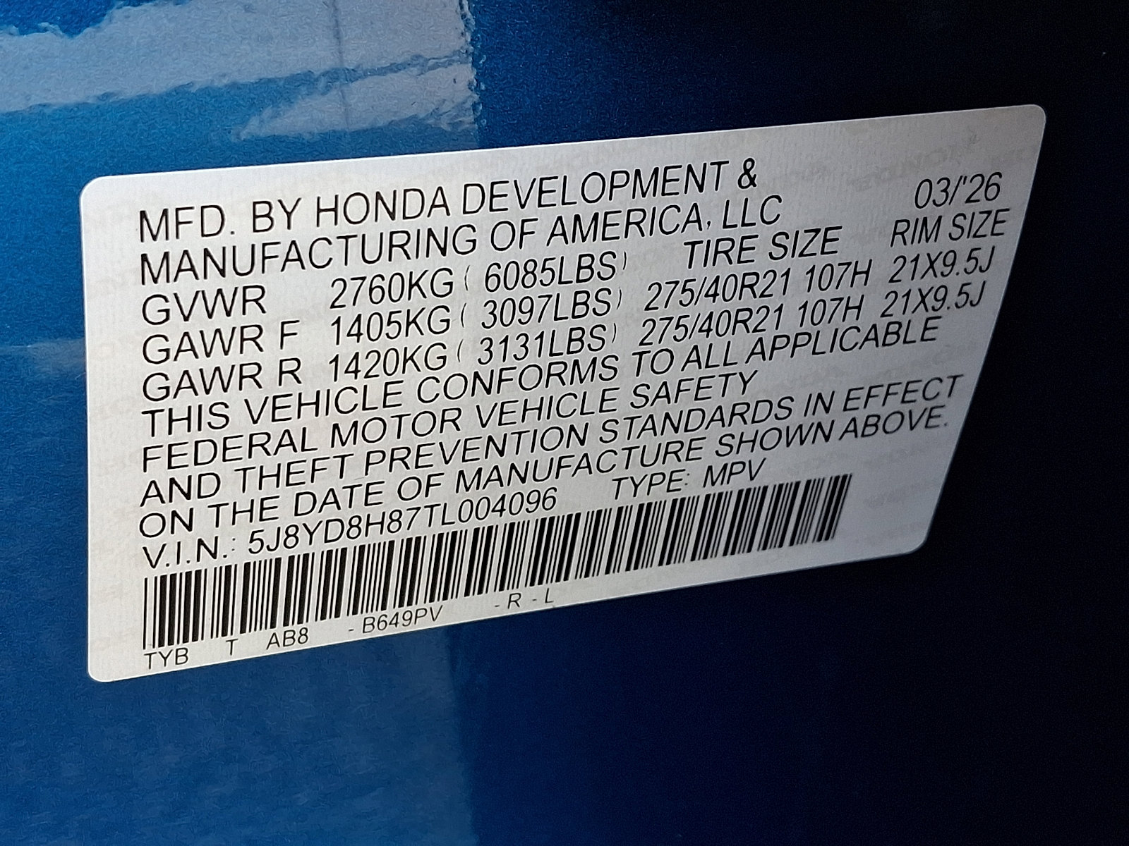 New 2026 Acura MDX Type S image 9