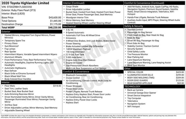 Used 2020 Toyota Highlander Limited image 7