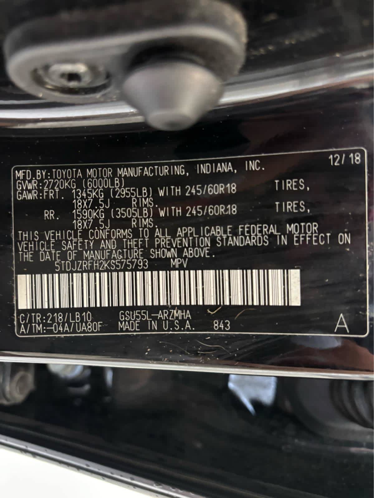Used 2019 Toyota Highlander XLE AWD/4WD image 11
