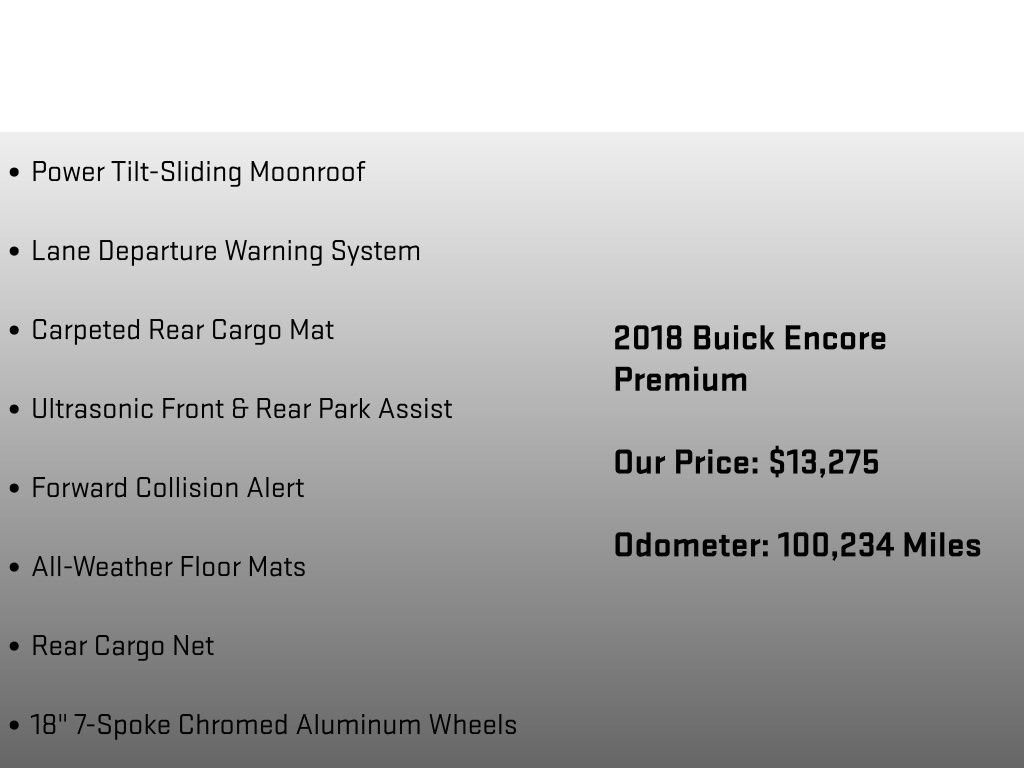Used 2018 Buick Encore Premium w/ Experience Buick Package AWD/4WD image 24
