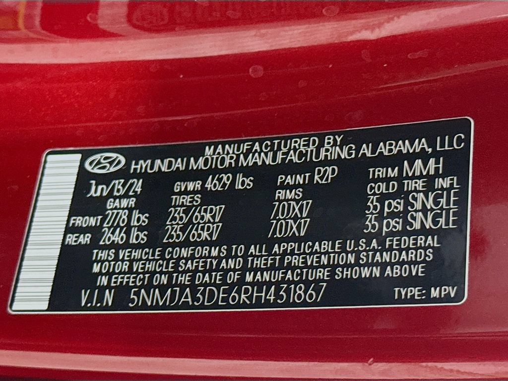 Certified 2024 Hyundai Tucson SE FWD image 34