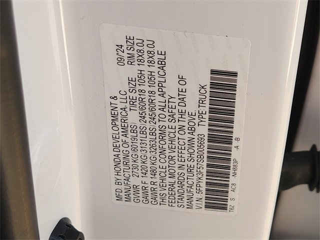 Certified 2025 Honda Ridgeline RTL image 21