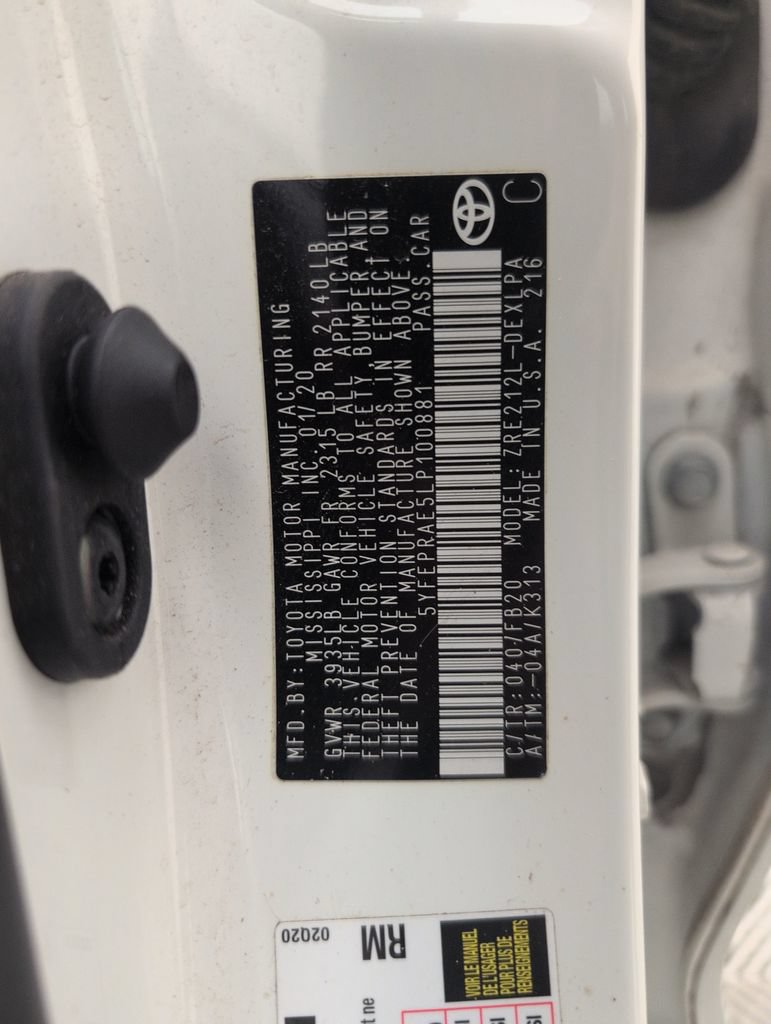Used 2020 Toyota Corolla LE FWD image 37