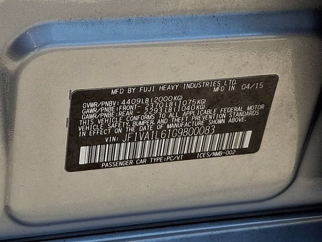 Used 2016 Subaru WRX Limited AWD/4WD image 30