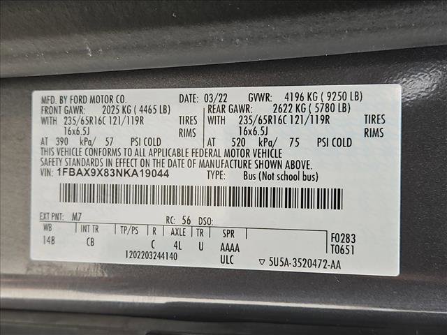 Used 2022 Ford Transit 350 XL AWD/4WD image 25