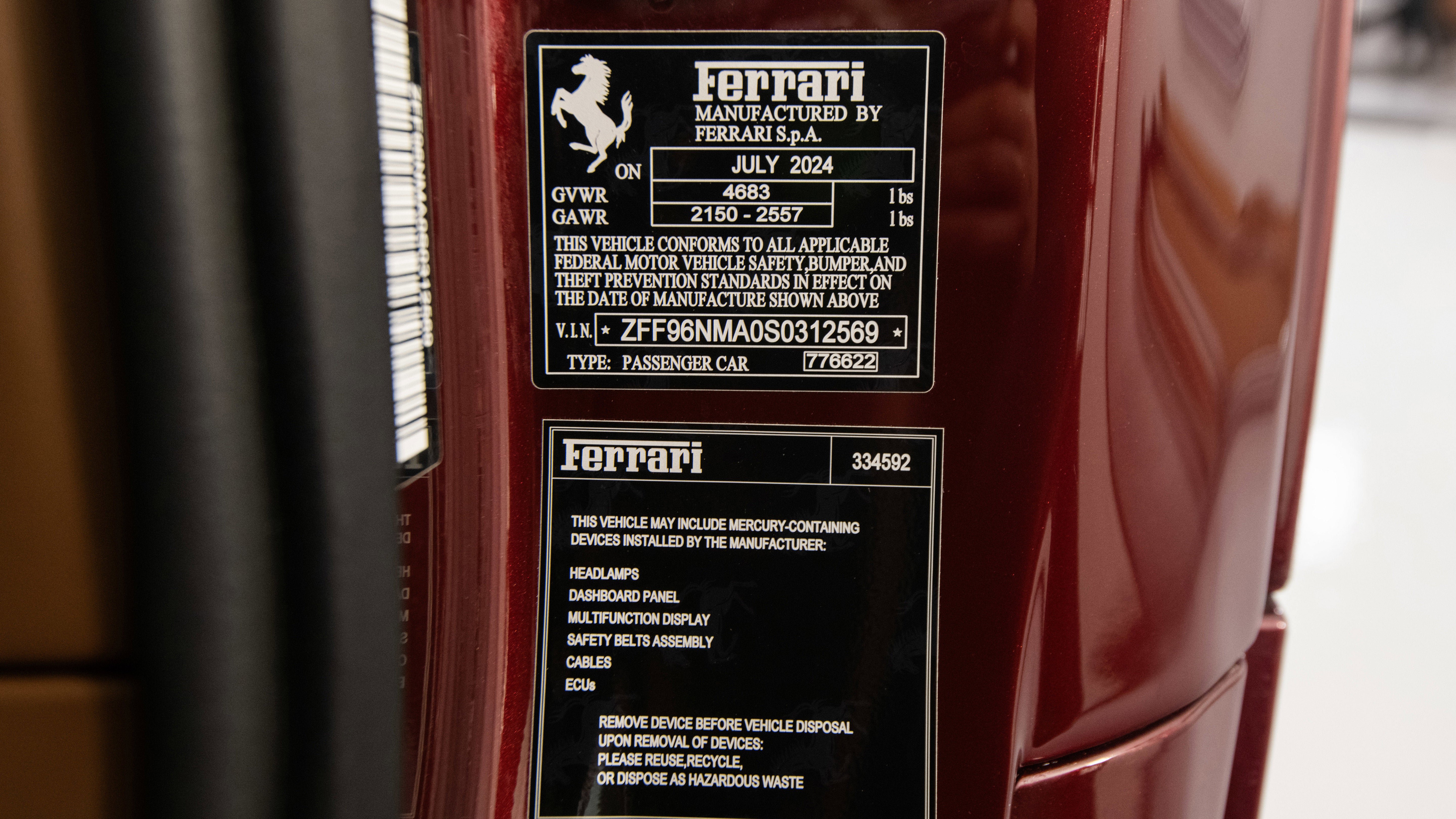 Certified 2025 Ferrari SF90 Spider AWD/4WD image 48